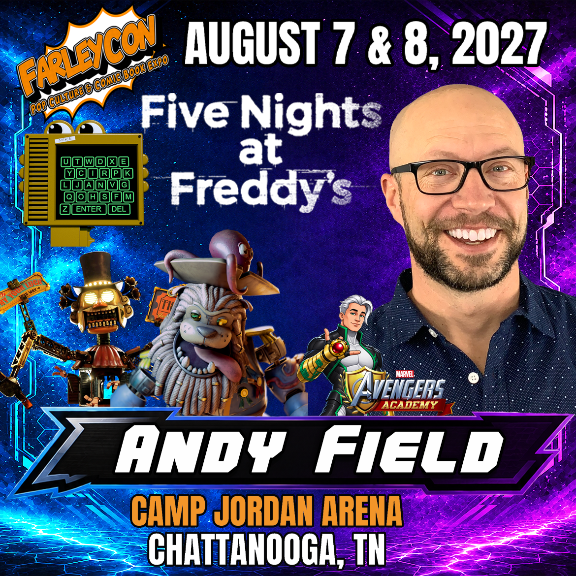 Andy Field - FarleyCon 2027 Special Guest